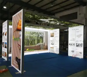 Stand de exhibición SEG marco LED para banner retroiluminado