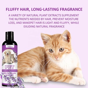 Shampoo pour animaux de compagnie Yegbong à l'huile essentielle de lavande pure à 100 %, formule sans larmes, <span class=keywords><strong>anti</strong></span>-démangeaisons, lissant, naturel, en stock - Product Image 4