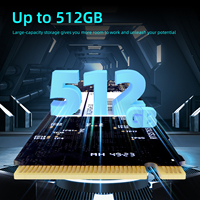 Geestor High Speed Internal Metal PCIe4.0 M.2 NVMe SSD 512GB 2280 3D NAND Laptop Drive 6600/7300MB/s Wireless Baru Tersedia