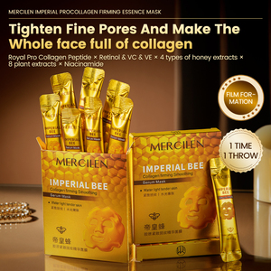 Collageno MERCILEN notte Peel Off maschera facciale idratante Anti Anti invecchiamento rughe 24k oro pappa reale <span class=keywords><strong>collagene</strong></span> Peel Off maschera facciale - Product Image 3