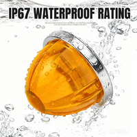 Nouvelles lumières LED Watermelon Lucas 3W 9V-30V IP67 étanches, à intensité constante/clignotantes, pour la mise à niveau et la rénovation de camions, remorques, bateaux et bus