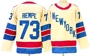 Maillot Premium de l'équipe de hockey des New York 2026 Winter Classic pour hommes, 31 Igor Shesterkin, 73 Matt Rempe, 10 Artemi Panarin, 23 Adam Fox, 8 J.T. Miller - Product Image 4