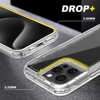 Étui de téléphone combiné multi-couches transparent 3 en 1 pour Tecno Spark 10 Pro Étui de protection en TPU PC antichoc pour Tecno Spark Go 2023