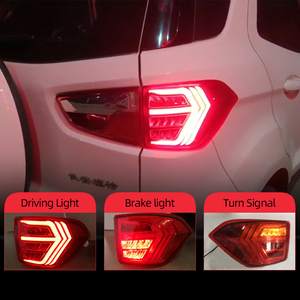 Lámpara trasera DRL + de + Parque + bombilla de señal decoración lámpara coche LED luz trasera para <span class=keywords><strong>Ecosport</strong></span> 2013-2019 luces de cola lámpara de la niebla - Product Image 3