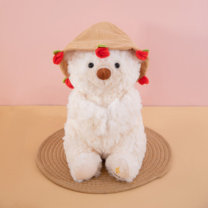 Sosteniendo un muñeco <span class=keywords><strong>de</strong></span> oso <span class=keywords><strong>de</strong></span> peluche <span class=keywords><strong>de</strong></span> cordero bebé con flor rosa, muñeco <span class=keywords><strong>de</strong></span> oveja popular, juguete <span class=keywords><strong>de</strong></span> peluche. Regalo PARA EL Festival Qixi. - Product Image 4