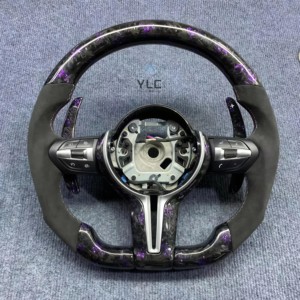 Volante de Cuero Negro para <span class=keywords><strong>bmw</strong></span> F10 F20 F30 F32 F36 F80 F82 E46 E90 M3 <span class=keywords><strong>M4</strong></span> M5, Compatible con Venta al por Mayor y Cualquier Personalización - Product Image 5