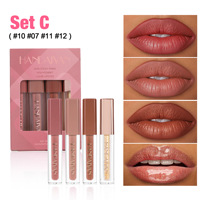 HANDAIYAN – Lot de 4 brillants à lèvres mats soyeux nacrés, imperméables, non-transférables, faciles à appliquer, longue tenue, maquillage des lèvres extra durable