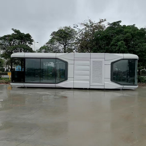 Casa contenedor convertida de servicio de alta calidad, casa portátil prefabricada, cápsula espacial de casa móvil de lujo - Product Image 3