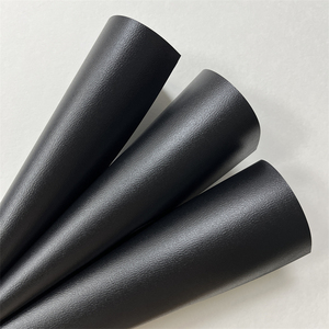 A4 size stock sheets specialty <b>paper</b> black color textured <b>paper</b> linen /yalian / litchi <b>pattern</b> embossed <b>paper</b> - Product Image 1