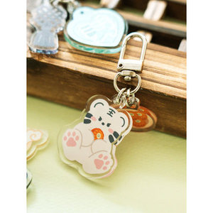 Tradizionale acrilico tigre portachiavi collezione di oggetti decorativi - Product Image 1