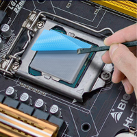 Coussin thermique en silicone haute température 100x100mm 8.5W-21W 0.5-3.0mm pour dissipateurs thermiques CPU/GPU/PCB