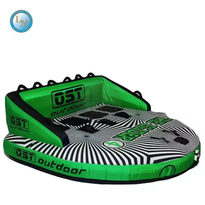 Gommone Gonfiabile Trainabile The Glider per 3 Persone in PVC, Divano Galleggiante per Sport Acquatici e Noleggio Sci Nautico - Product Image 6