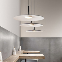 Plafonnier style nordique moderne et minimaliste, produit de luxe, lampe en forme d'ovni, lustre, idéal pour une salle à manger, une Table ou un Bar
