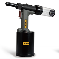 Pistolet à riveter pneumatique industriel de qualité supérieure DACA DC-400, riveteuse pneumatique portable, tête à dépose rapide, en fonte, pour réparation automobile