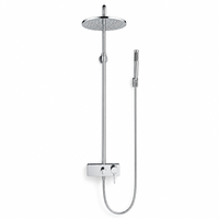 Système de douche mural pour salle de bain, ensemble de robinetterie de douche pluie moderne pour terrasse et baignoire, avec douchette à main