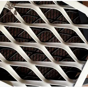 Aluminum round hole perforated panel for facade wall panel perforated baking copper sheet