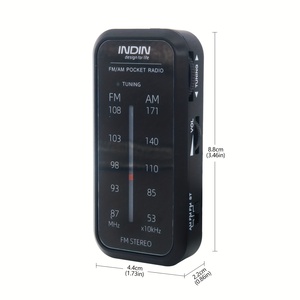 Đa-Chức Năng Chất Lượng Tốt Mini Nhỏ Túi Stereo AM/FM Xách Tay Đài Phát Thanh Phù Hợp Cho Người Cao Tuổi Chưa Có Đánh giá - Product Image 1