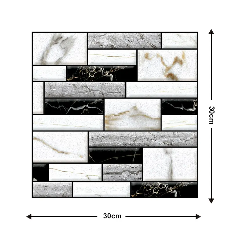 Eenvoudige Behandeling Goedkope Prijs China Fabriek 30*30Cm Zelfklevend Schuim Behang 3d Behang Baksteen Voor Huisdecoratie Behang