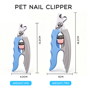 Commercio all'ingrosso della fabbrica prodotti professionali per la cura degli animali domestici portatile in acciaio inox Pet forbici per unghie <span class=keywords><strong>cane</strong></span> e gatto tagliaunghie & Clipper - Product Image 2