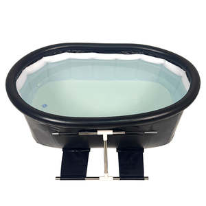 Vente en gros d'usine, <span class=keywords><strong>baignoire</strong></span> ovale <span class=keywords><strong>gonflable</strong></span> portable de haute qualité avec configuration complète pour la récupération en piscine - Product Image 4