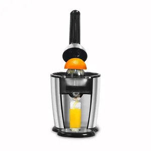 Presse-citron électrique avec boîtier en acier inoxydable, machine à presser pour jus d'orange et citron, ml