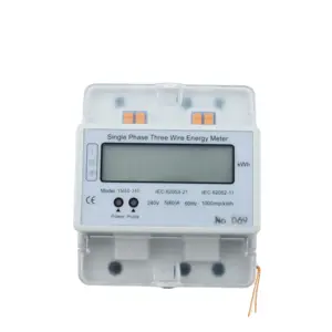 High Quality Single Phase Three Wire Power Meter Digital Electric Energy Meters