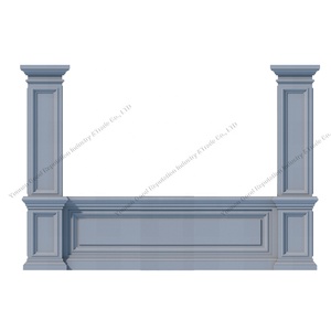 Moule de coffrage <span class=keywords><strong>en</strong></span> plastique pour base de poteau <span class=keywords><strong>en</strong></span> béton de style europé<span class=keywords><strong>en</strong></span>, pour la construction de villas, balustrades et garde-corps à fixation au sol - Product Image 3