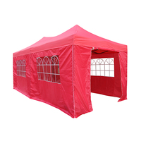 Structure de tente pliante, tente murale, abri de jardin, chapiteau de fête, marquise d'exposition, monocouche, imperméable