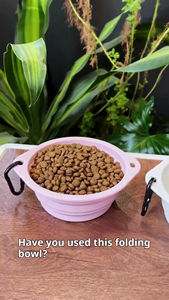 Ciotole per animali domestici pieghevoli eco-friendly per cani e gatti portatili impermeabili ciotole per cani per uso esterno in Silicone per uso esterno - Product Image 4