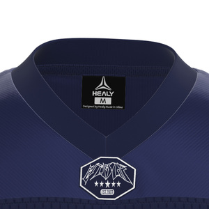 Maillot de football américain style HEALY, rétro, à rayures, en maille respirante, couleur personnalisée, bloc de couleurs, vêtement de football tendance - Product Image 4