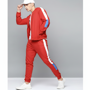 ชุดวอร์มโอเวอร์ไซส์สำหรับผู้ชายชุดกันลมมีเชือกรูดพิมพ์ลายสำหรับฤดูหนาวแบบกำหนดเอง - Product Image 1