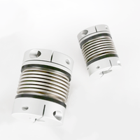 Accouplement d'arbre de codeur rotatif GRC 25*37mm Accouplement à soufflet en métal Coupleur à vis à billes flexible en aluminium
