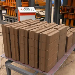 Prensa hidráulica totalmente automática para la fabricación de ladrillos, máquina de enclavamiento de tierra de arcilla, a la venta, China