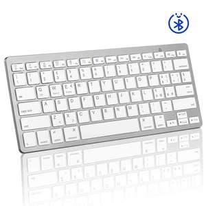 Oem Italian 78 Key Mini White bluetooth Keyboard for Ios Android <b>Pc</b> samsung 900x3b hp 840 G1 - Product Image 2
