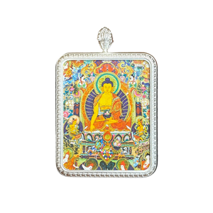 Exquisito Colgante Thangka para <span class=keywords><strong>Coche</strong></span>: Colgante Thangka Tibetano de Mahavairocana - Product Image 1