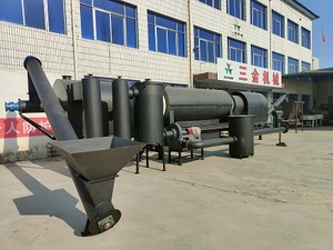 No Smoke Cashew Nuts Coconut Wood <b>Charcoal</b> Continuous Furnace Stove Biochar Making Machine - Product Image 4
