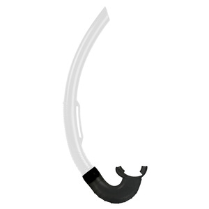 Tubo de Respiración Clásico de PVC para Snorkel SN51 para Adultos, Color Azul Claro, Equipo de Natación Resistente - Product Image 5