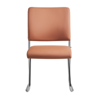 Silla de Cuero al por Mayor para Oficina, Salas de Conferencia y Reuniones, Diseño Moderno para Visitantes, Sala de Reuniones, Recepción de Oficina