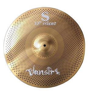 Vansir Set de cymbales muettes de couleur or 14''HH 2pcs Sac de cymbales Set de cymbales à faible bruit - Product Image 2