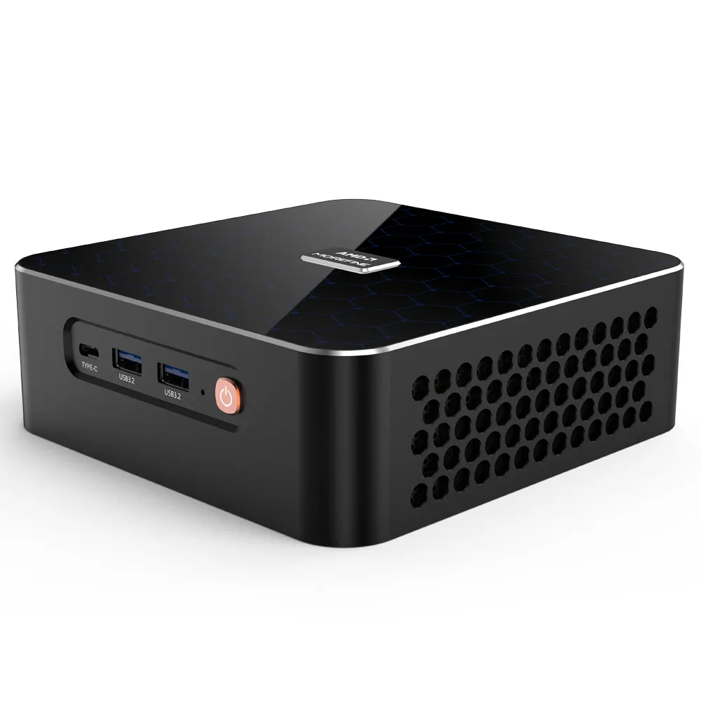 Komputer Gamer M600 AMD Ry-zen 9 6900HX 6800H 6600U 2xDDR5 NVME PCIe4.0 Dual 2.5G LAN Mini PC WiFi6 BT5.2 Win11 NUC PC