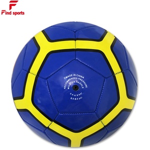 Popular Training Strike Design Football PVC Machine Stitched Ball with <strong>Inflating</strong> <strong>Needles</strong> for Kids Soccer Ball Size 4 in Blue Red - Product Image 3