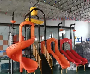 Blow Up Water Slidesoutdoor Playground Swimming Pool Guangzhou Water Rides Amusement JMQ-18167B