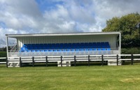 Tribunes mobiles certifiées CE de 20 et 40 pieds, abris pour spectateurs, gradins avec auvent