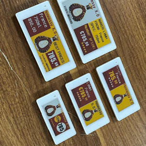 ป้ายราคาอิเล็กทรอนิกส์ E Ink NFC E Paper EPD ESP32 API SPI 2.4GHz ซอฟต์แวร์ Bluetooth BLE5.0 ป้ายราคาแบบดิจิทัล ESL - Product Image 1