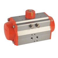 Vanne d'actionneur pneumatique simple en acier inoxydable, prix d'actionneur d'amortissement pneumatique, valve de contrôle