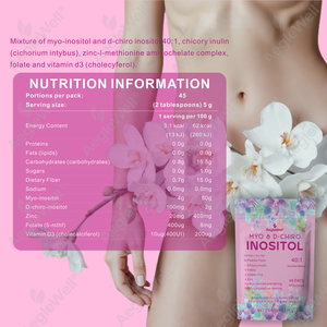Aegelwell Myo-Inositol &amp; D-Chiro Inositol <strong>Supplement</strong> Powder 40:1 Ratio Plus Folate and Vitamin D Support Women Healthy - Product Image 4