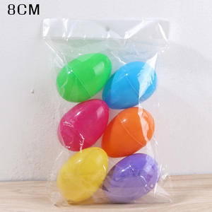 Assortimento colorato giocattoli a sorpresa uovo di pasqua in plastica imballaggio uovo di pasqua vuoto in vendita - Product Image 6