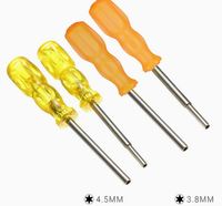 Outil de réparation ouvert 2026R pour NGC SFC N64 SNES MD GameCube, embout de tournevis hexagonal en plastique de sécurité 3.8/4.5mm