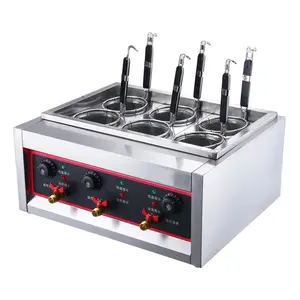 Multi-function cooking noodle barrel commercial noodle soup electric/gas hot water dumpling noodle machine