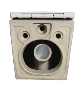 Toilette moderne à citerne dissimulée suspendue au mur sanitaire en céramique <span class=keywords><strong>taupe</strong></span> - Product Image 6